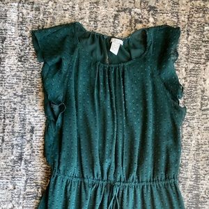 Teal H&M dress